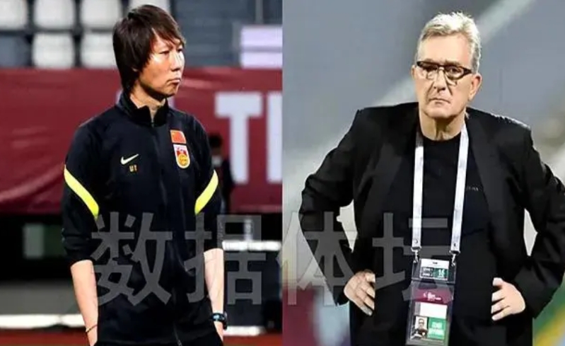 对比国足两任主帅带队成绩，结果让人直摇头！李铁带12强赛6场，1胜2平3负，进7