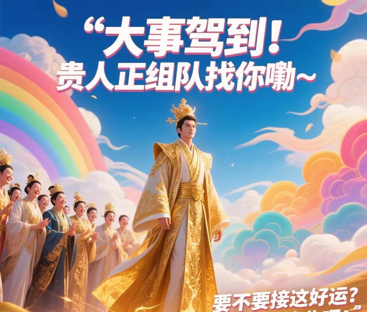 大事来临！
贵人正在组队来找你呢。
是否要承接这份好运？
赶快“确认”签收吧！