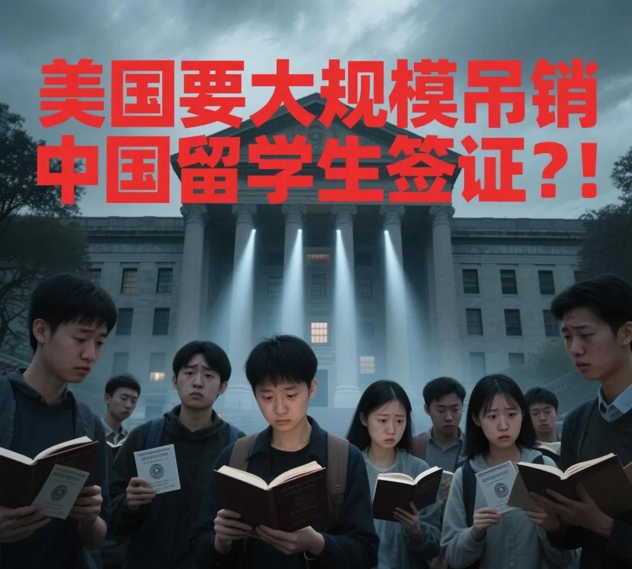离谱！美国要大规模吊销中国留学生签证？！
真是气炸了！美国又开始搞幺蛾子了！美国