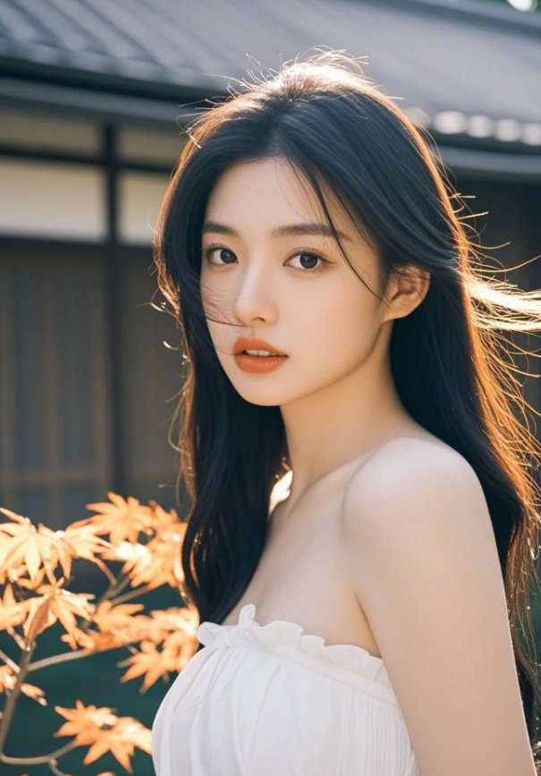 行走的画报级美貌，神仙小姐姐氛围感拉满