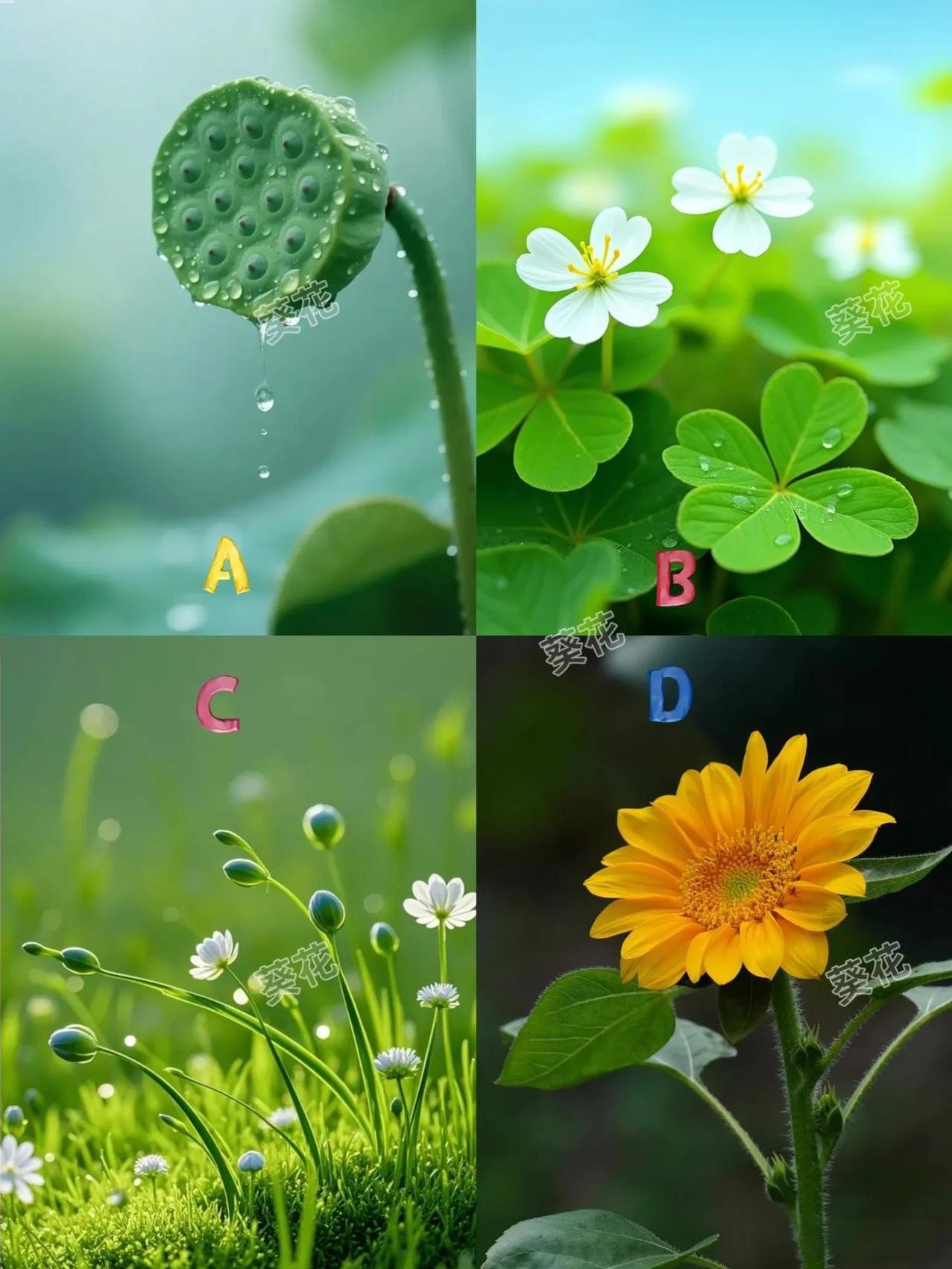 测一测，你的心有多软多善良？
下图中，选一张让人心旷神怡的图片？
趣味测试，超级