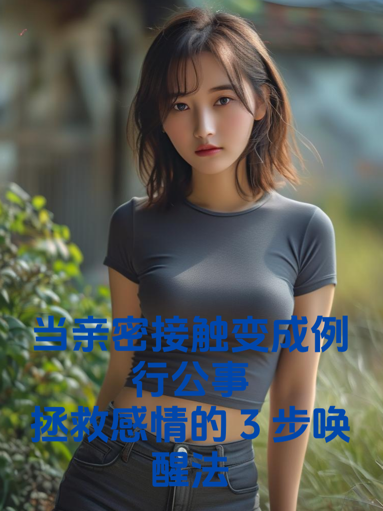 当亲密接触变成例行公事：拯救感情的3步唤醒法