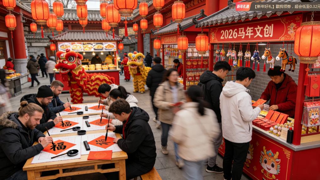 爆火！2026马年双顶流：老外抢着来华过年，年轻人疯抢“情绪马”文创