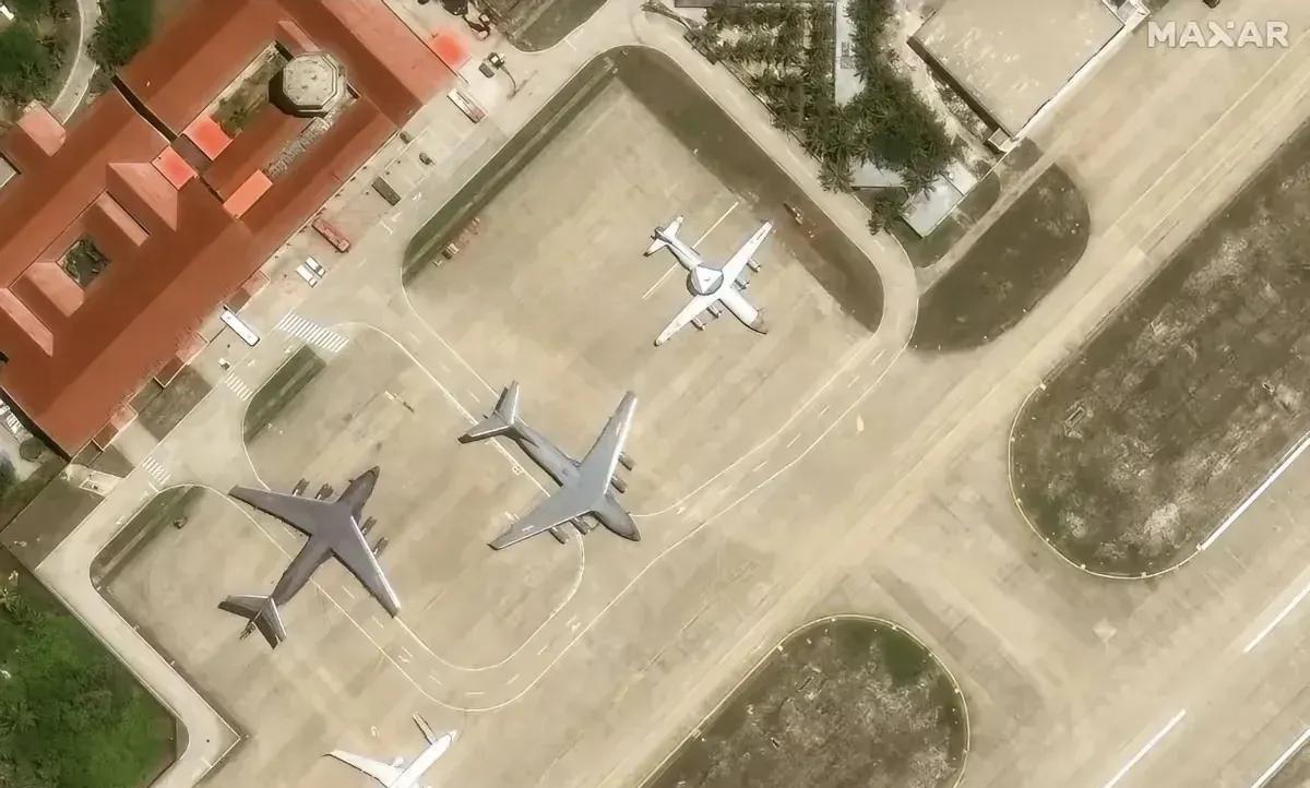运-20和空警-500都可以部署，以后有了战略轰炸机，也完全可以部署！
说是“永