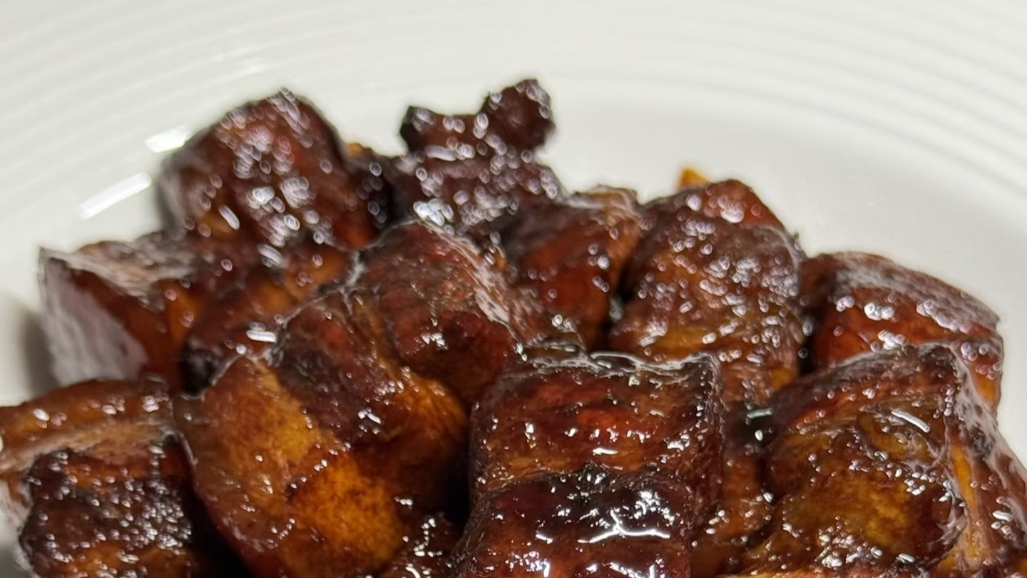 哇！红烧肉香炸了！肥到流油，入口即化！