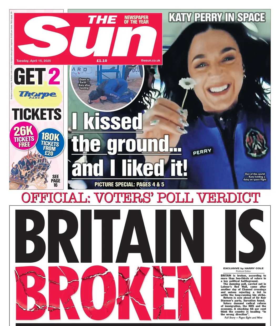 英国人觉得国家要完











英国要完了？民调显示，三分之二的英国人
