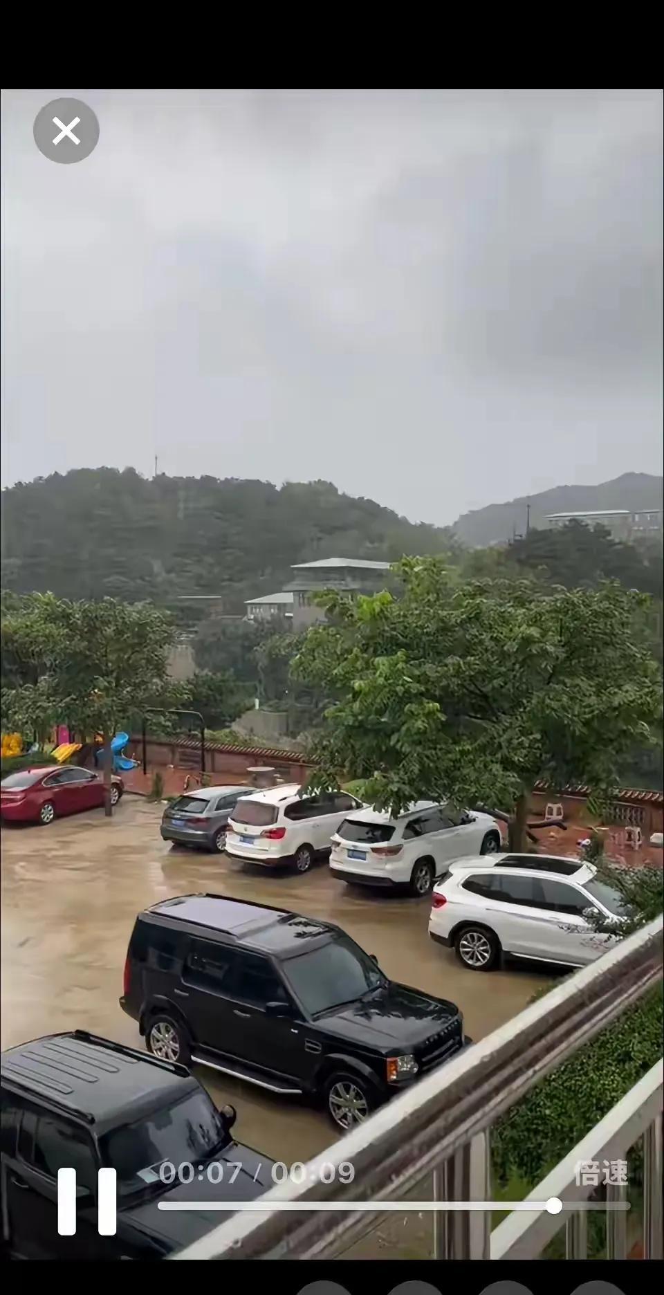 昨天我和嫂子聊天，才知道她和几个邻居大妈去了兴隆农家院，大暴雨前才回来，总算松口
