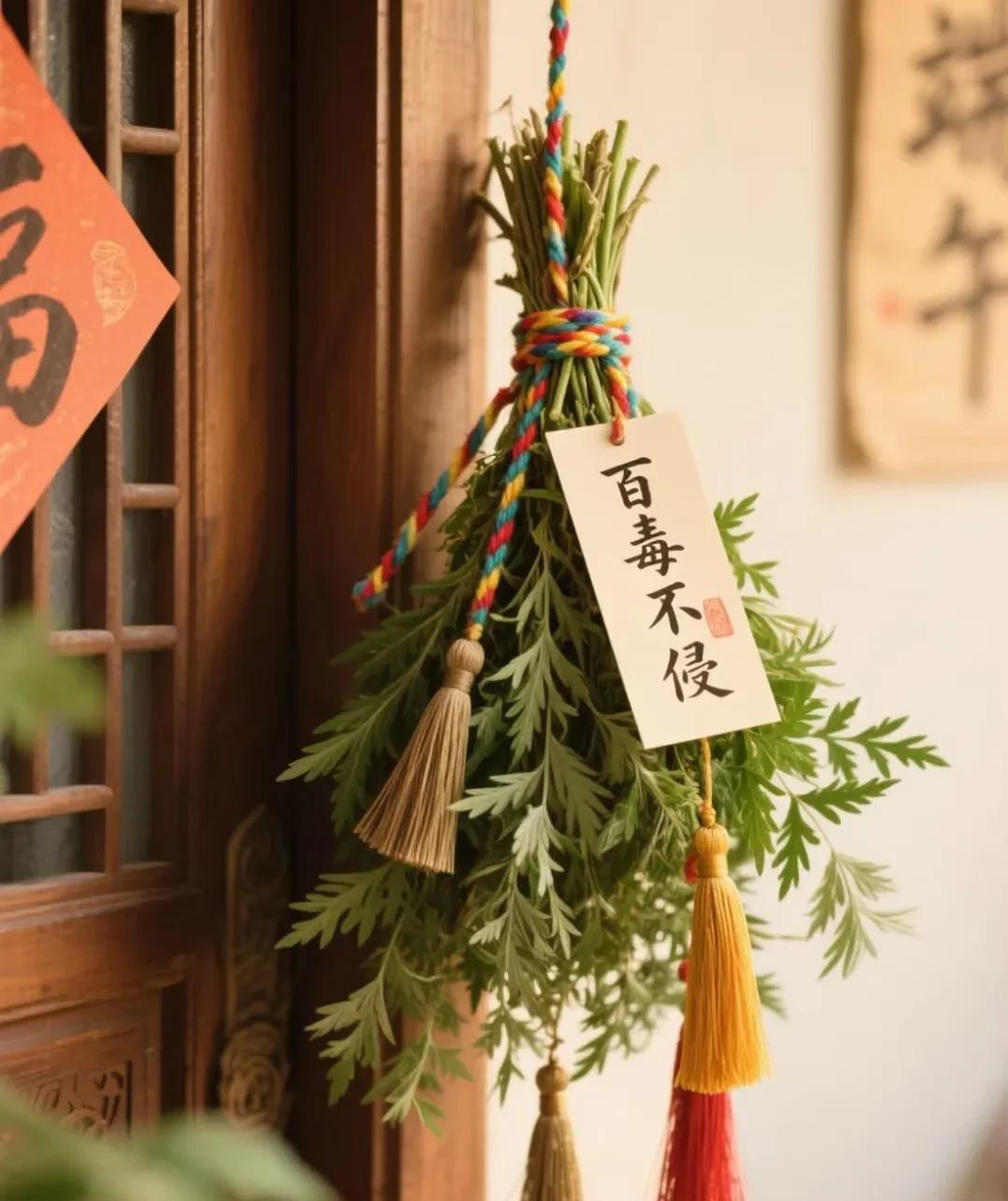 上联：挂艾悬门户，绿影青枝，韵绕端阳日；
下联：？？？？
上联：挂艾悬门户，绿影