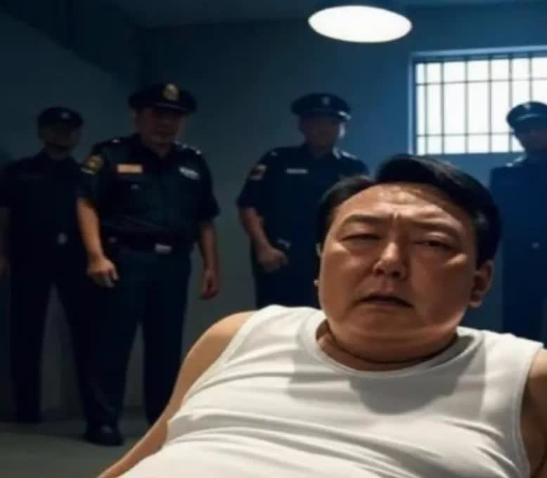 尹锡悦穿内衣倒地撒泼，韩国议员说毫无体脸，特检组抓铺时尹锡悦居然说我还没有穿衣服