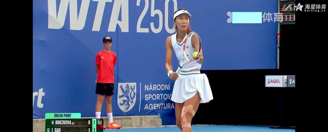 Wta250.布拉格站。中国金花 高馨妤以0:6 2:6输给鲍兹科娃，无缘第二轮