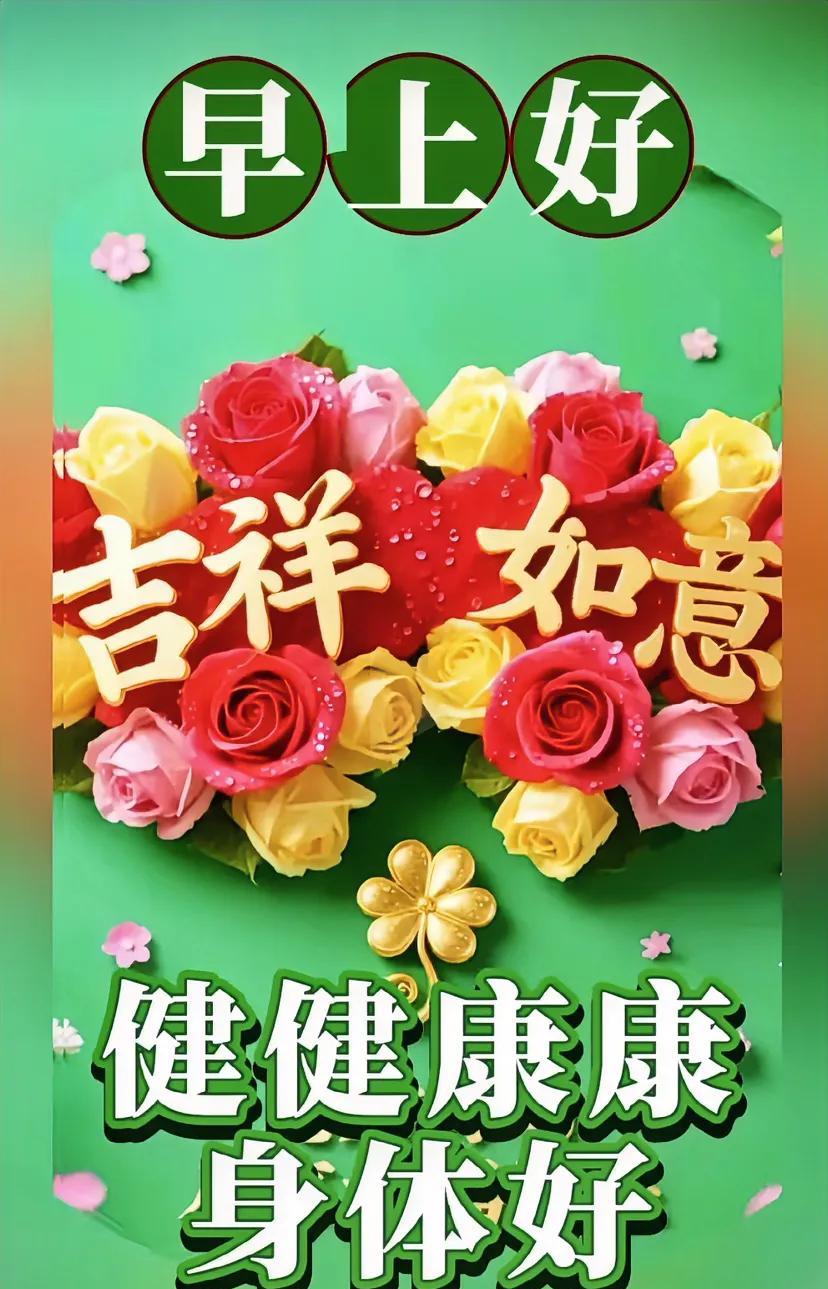 早上好！快快乐乐健健康康过好每一天！