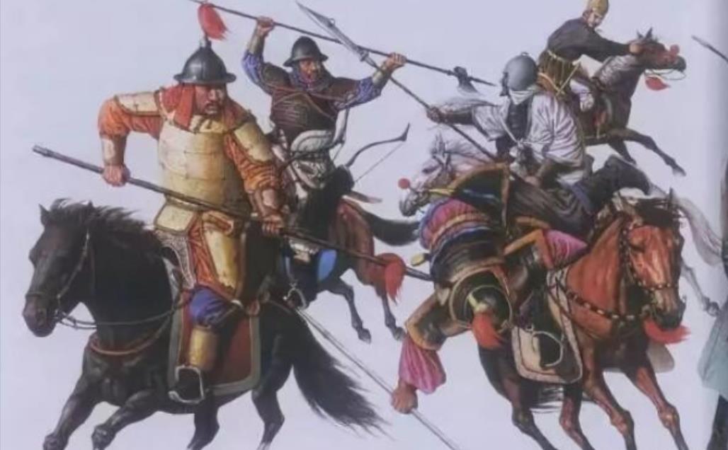 1370年，10万明军与10余万蒙古骑兵在甘肃对决，双方战斗两天两夜，都拼尽了全