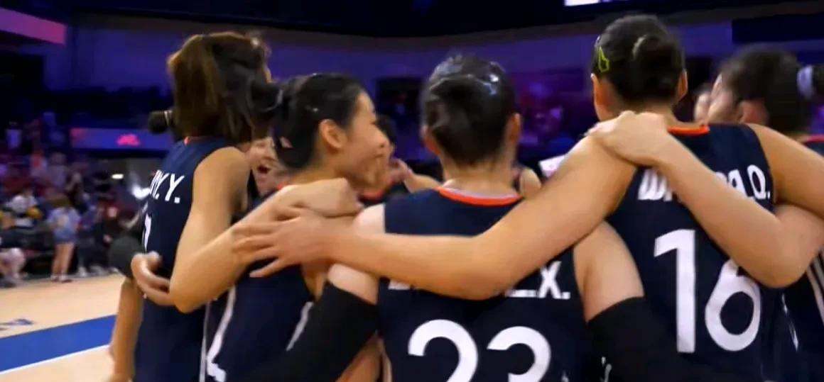 中国女排3-2美国球员得分
吴梦洁26
庄宇珊17
董禹含4
龚翔宇14
王媛媛