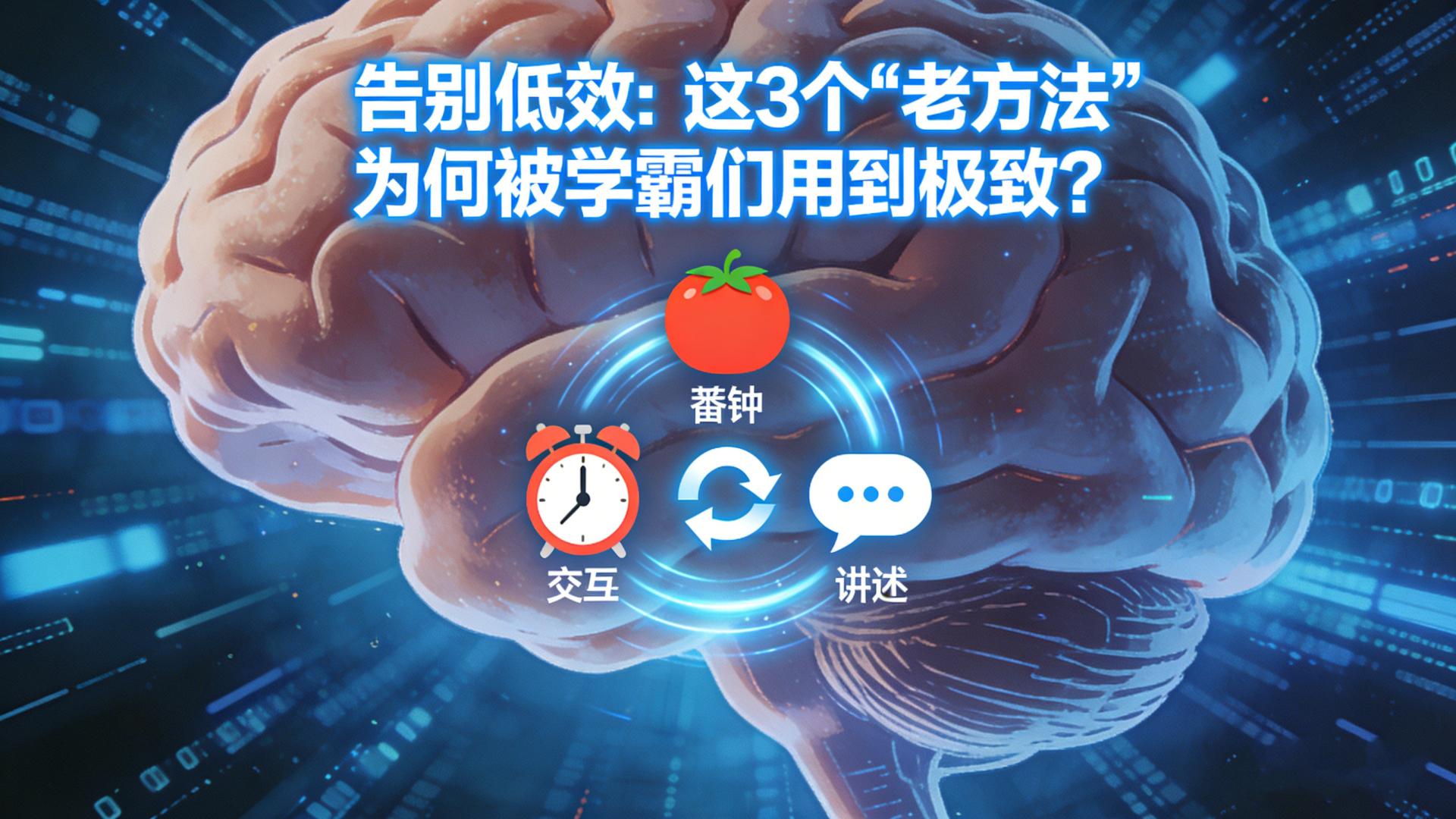 告别低效：这3个“老方法”为何被学霸们用到极致？