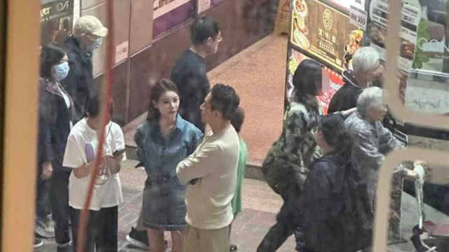 香港偶遇汪小菲一家，马筱梅打扮清新，小玥儿背影和大S很像