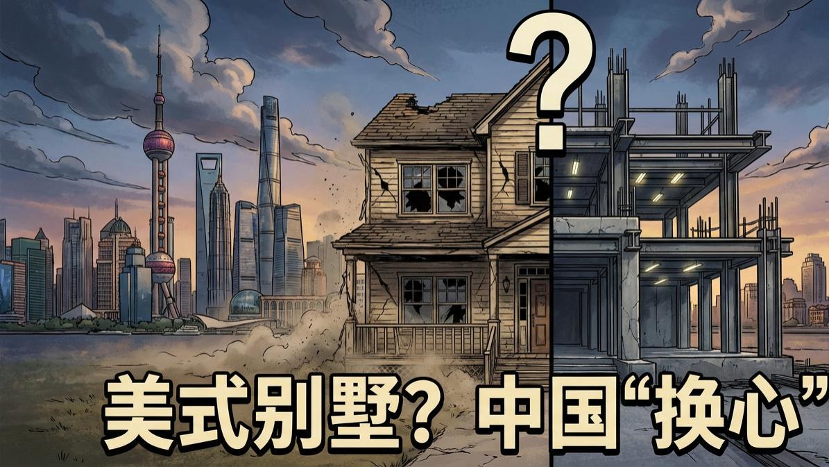 美国人不懂的中国式升级：把木头换成混凝土，这房子能站70年！