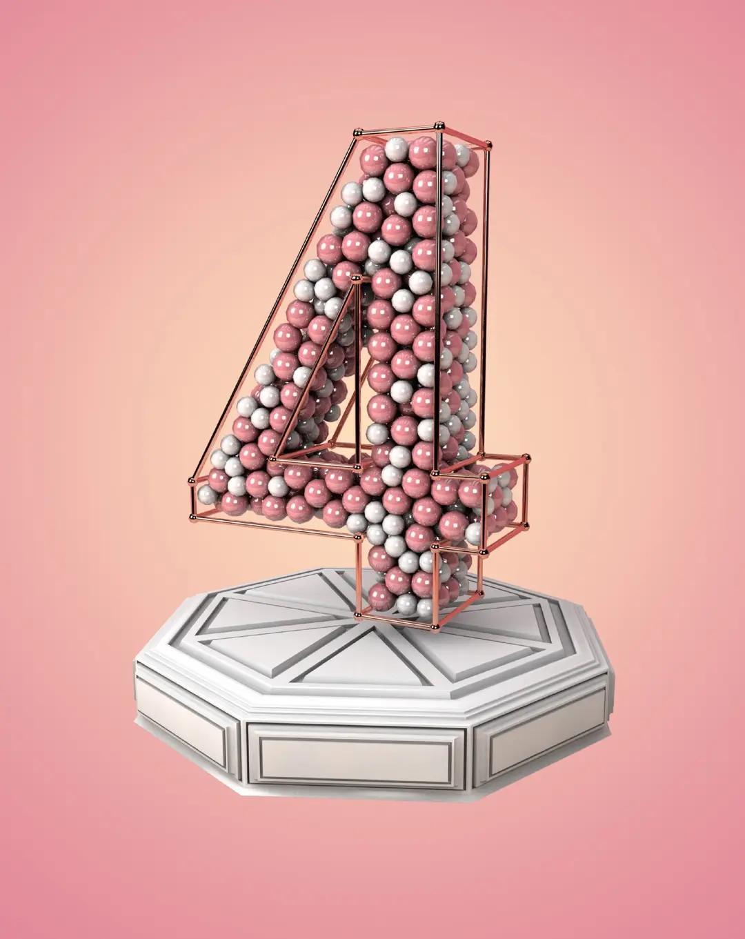 有对数字敏感的友友吗？我不知为什么特别喜欢偶数。尤其喜欢数字“4”。
可能大多数