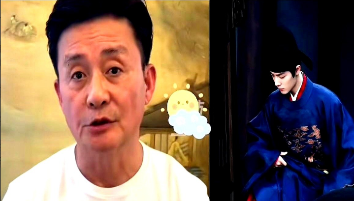 饰演曹公公的邢岷山第一次跟肖战合作，在采访中他说了一个大实话，他说，肖战根本不是