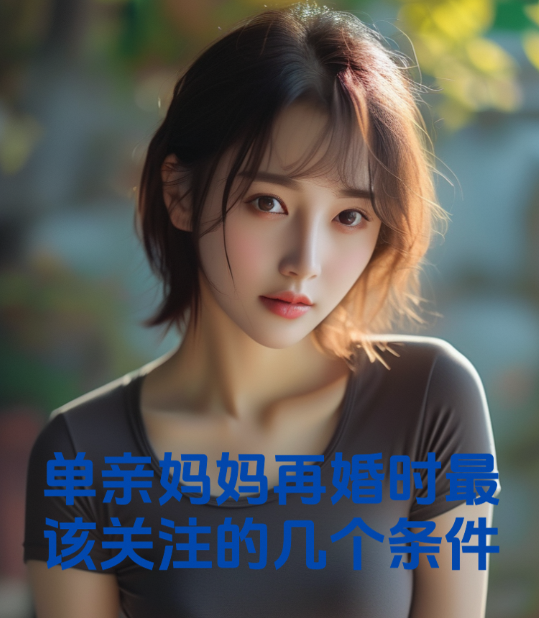 单亲妈妈再婚时最该关注的几个条件