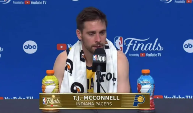 麦康奈尔：哈利伯顿是我接触过最棒的队友

今日NBA总决赛G7步行者不敌雷霆。赛
