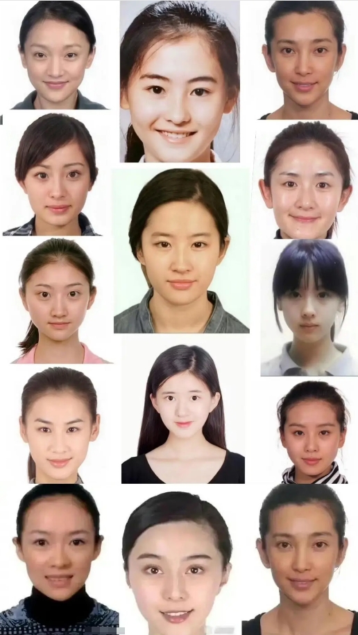 女明星证件照，谁最好看？