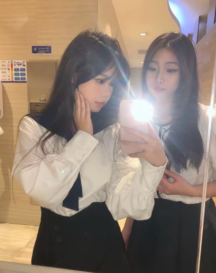 和姐妹拍个美美的照片！