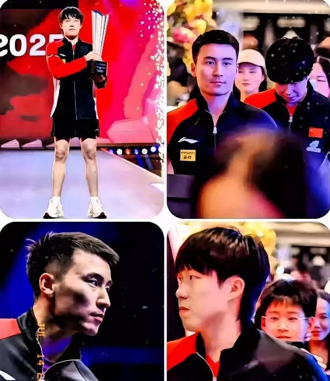 令全网最羡慕的人，
不是朱雨玲，
也不是王楚钦，而是
帮头哥拿奖杯的牛牛。
回酒