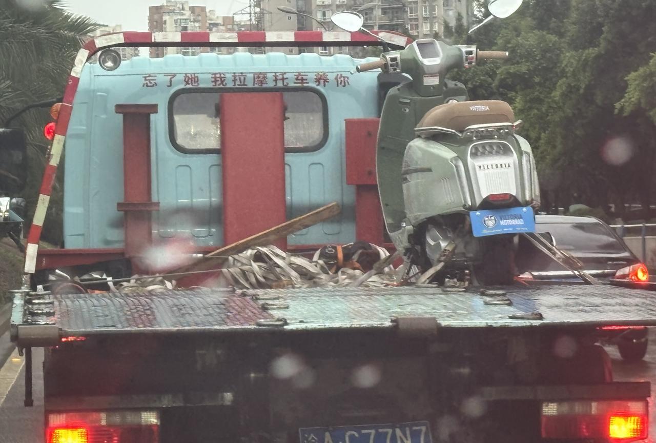 忘了她，我拉摩托车养你