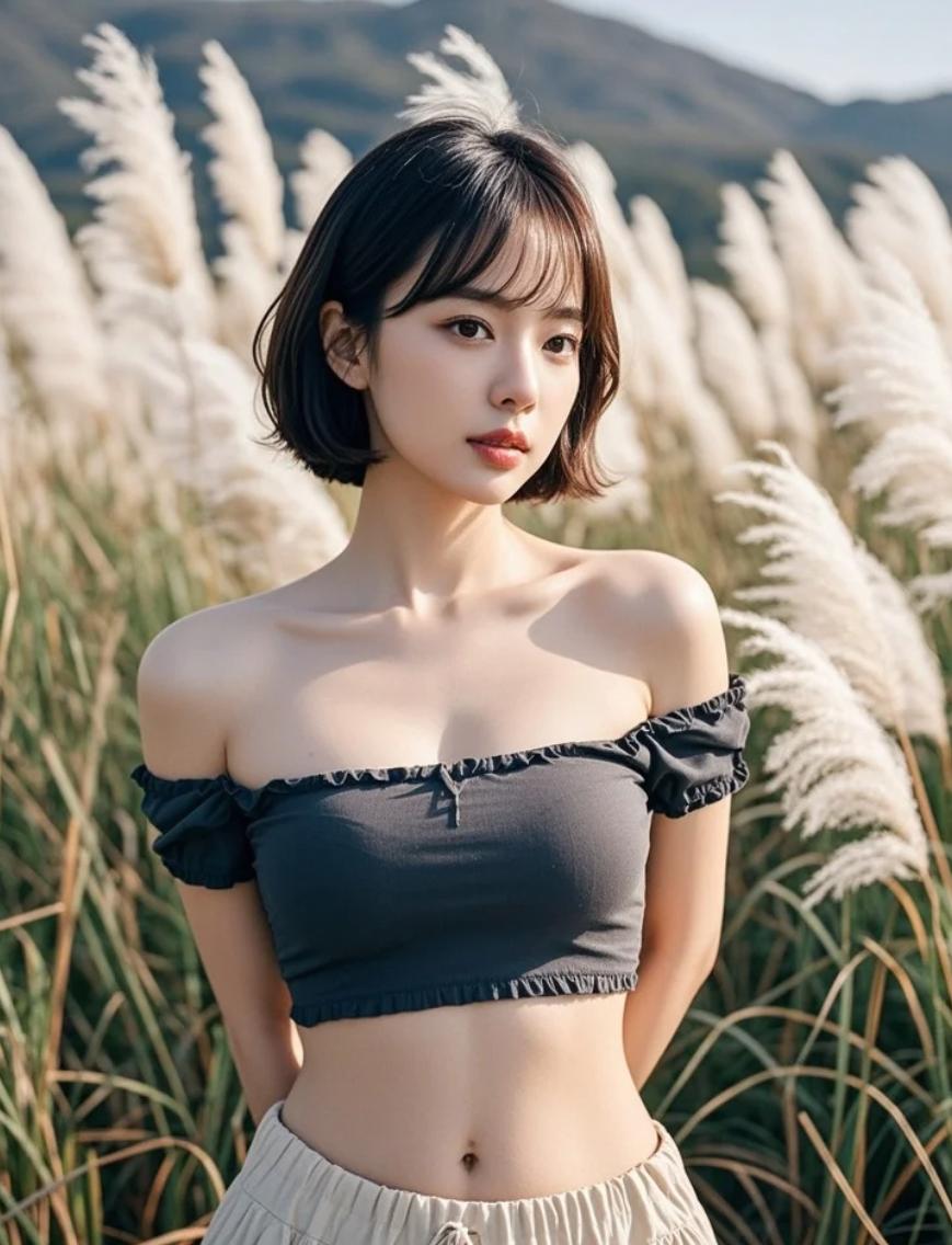 选一个：A. 想去同款打卡 B. 想成为照片里的人 C. 想拍下她的人... 为什么？