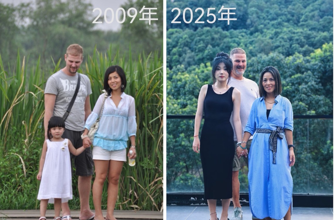 姐姐长相也好洋气啊