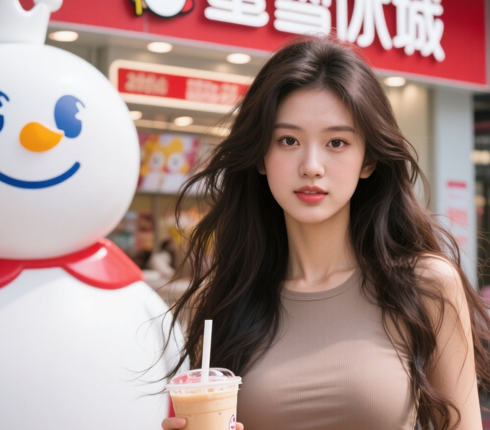 蜜雪冰城配甜心，这组合你给几分？