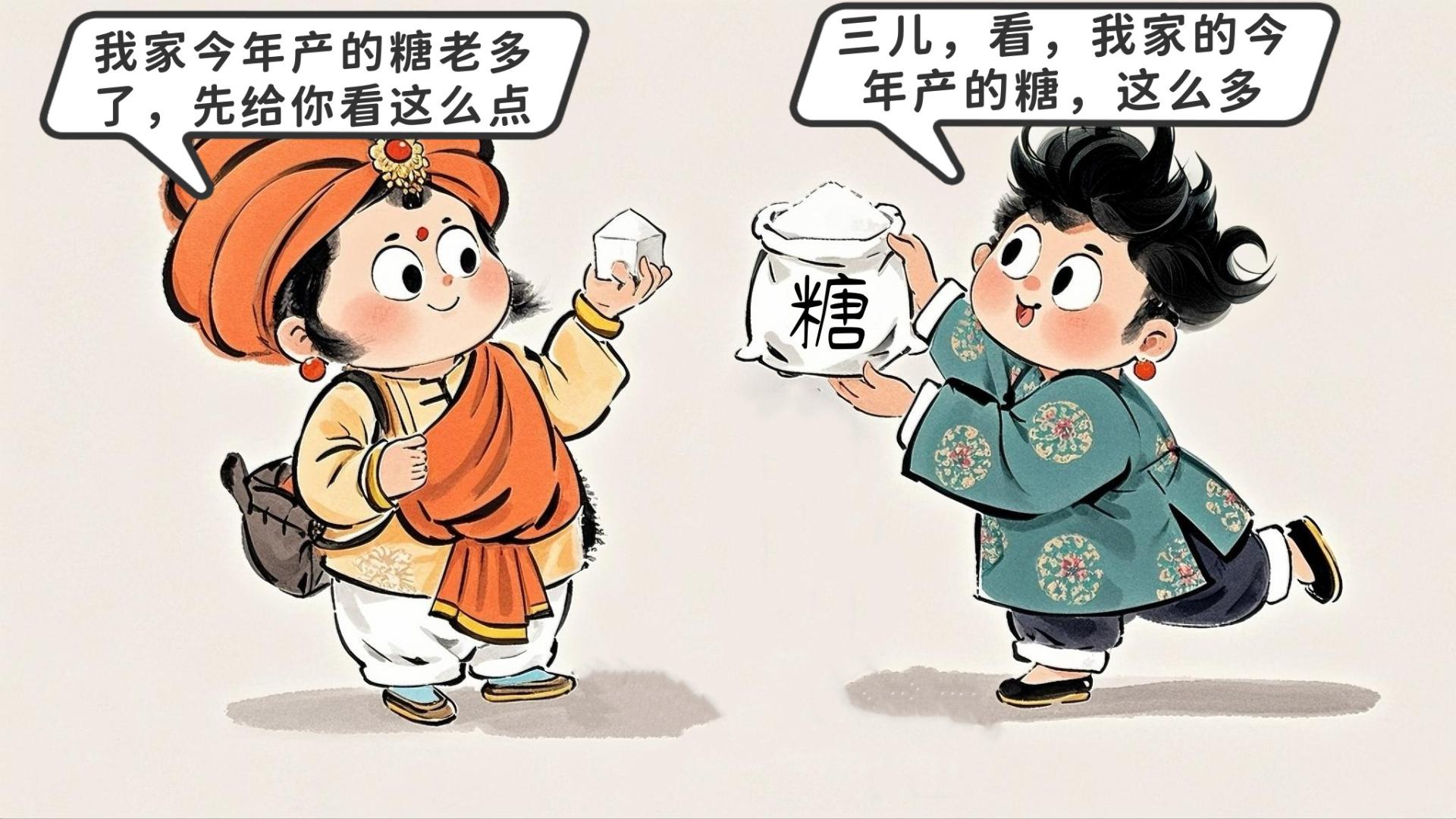 中印食糖年产量对比：印度2590万吨，中国多少？