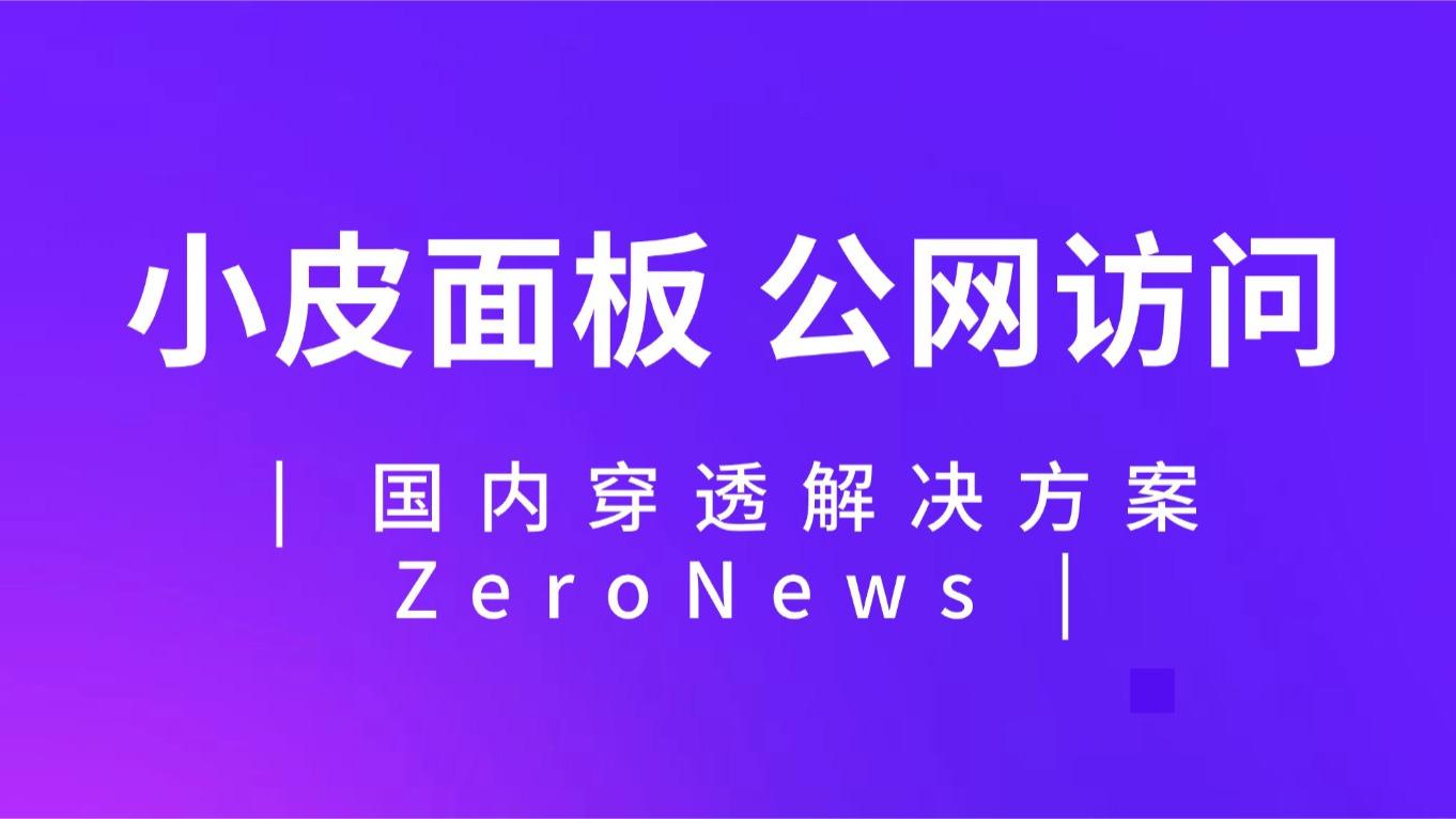 远程管理与公网发布：小皮面板结合零讯内网穿透实战
