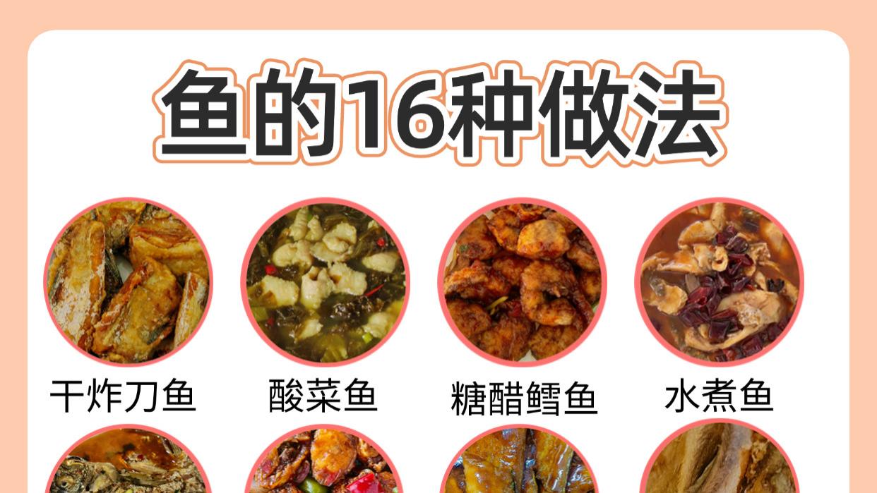 鱼怎么做好吃？16种做法不重样！