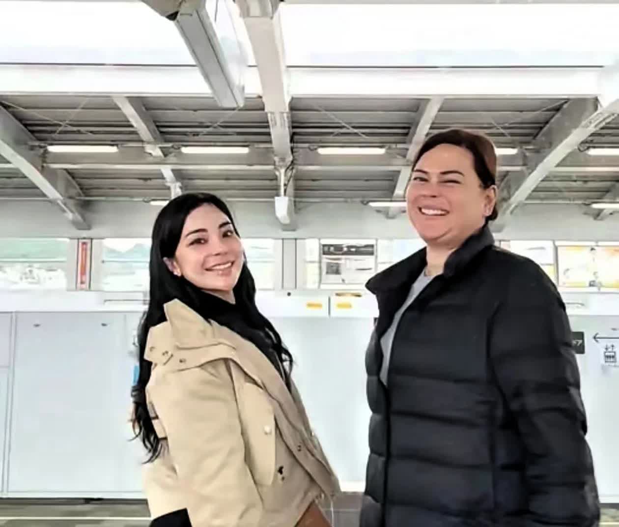 前总统杜特尔特的女儿维罗尼卡·杜特尔特（Veronica Duterte）和萨拉