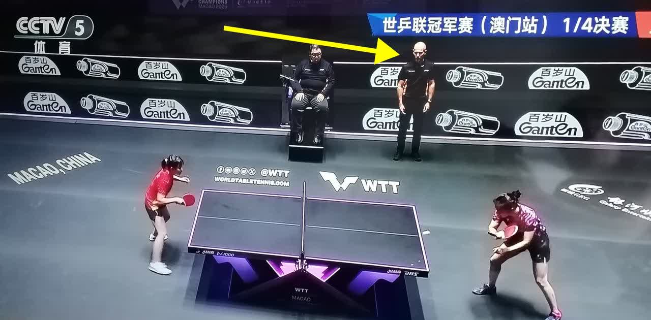 乒乓球比赛中居然有这样的规定？
     世乒联冠军赛（澳门站）女单1/4决赛