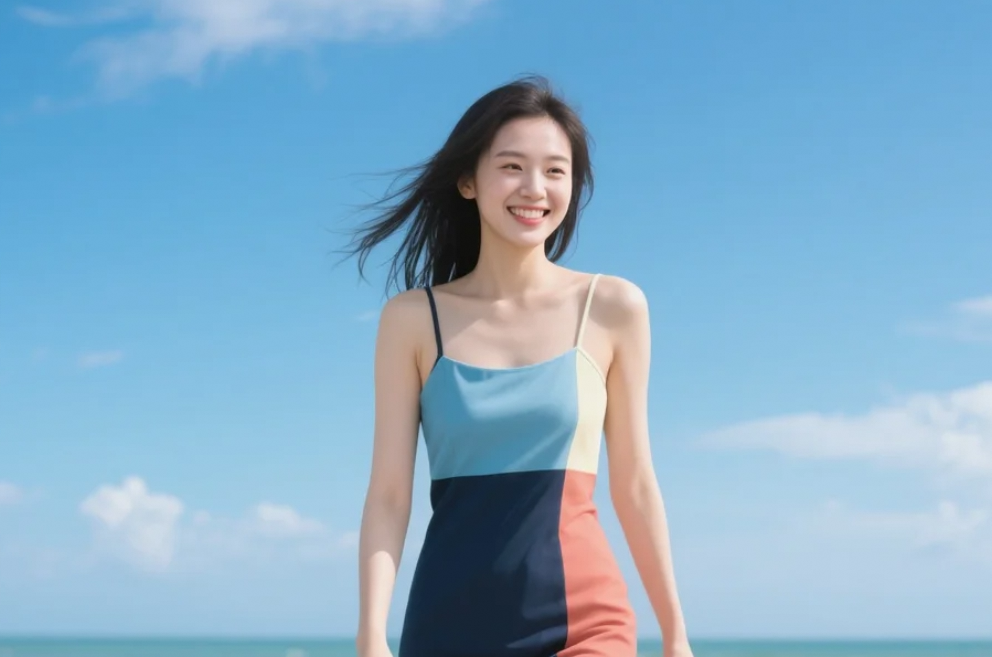 你知道吗？每次穿上这条连衣裙，我都会觉得自己更加自信。