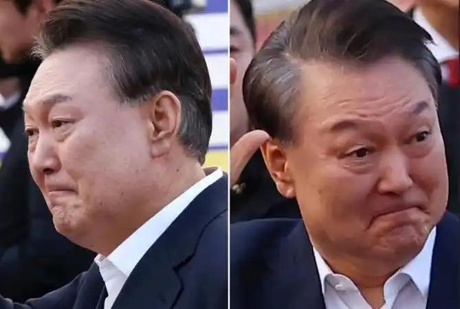 尹锡悦现在连表面功夫都懒得做了。
看守所里，他套着宽大的囚服却习惯性整理袖口。