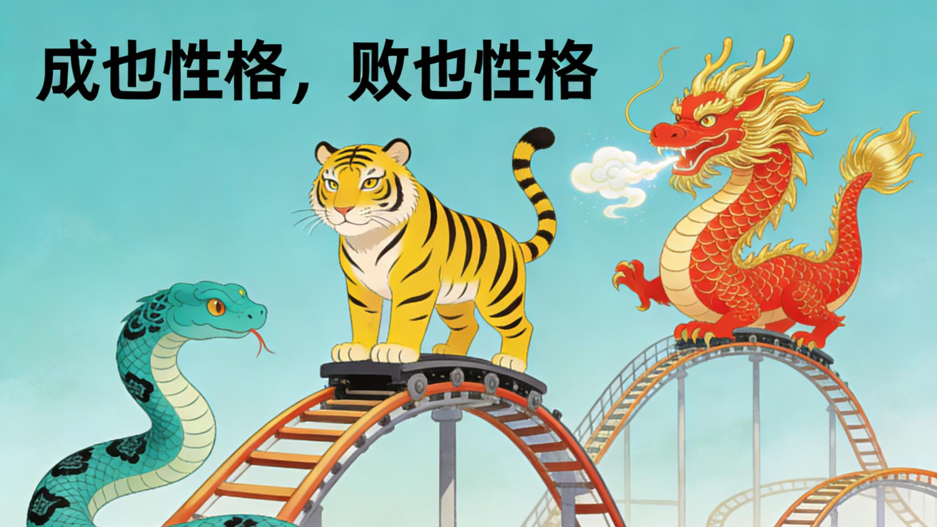 人生过山车？虎龙蛇这3个生肖（特定月份），成也性格，败也性格！
