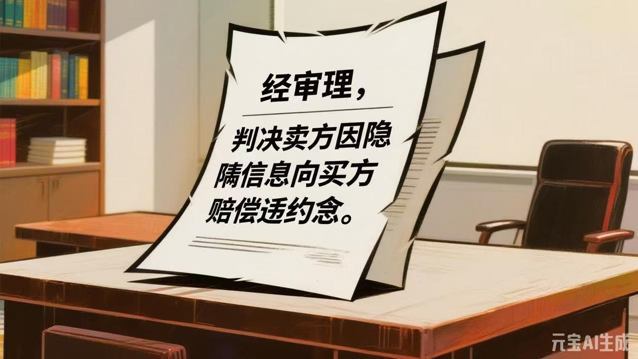 房东售卖二手房隐瞒“凶宅”信息构成违约，法院判令支付违约金
