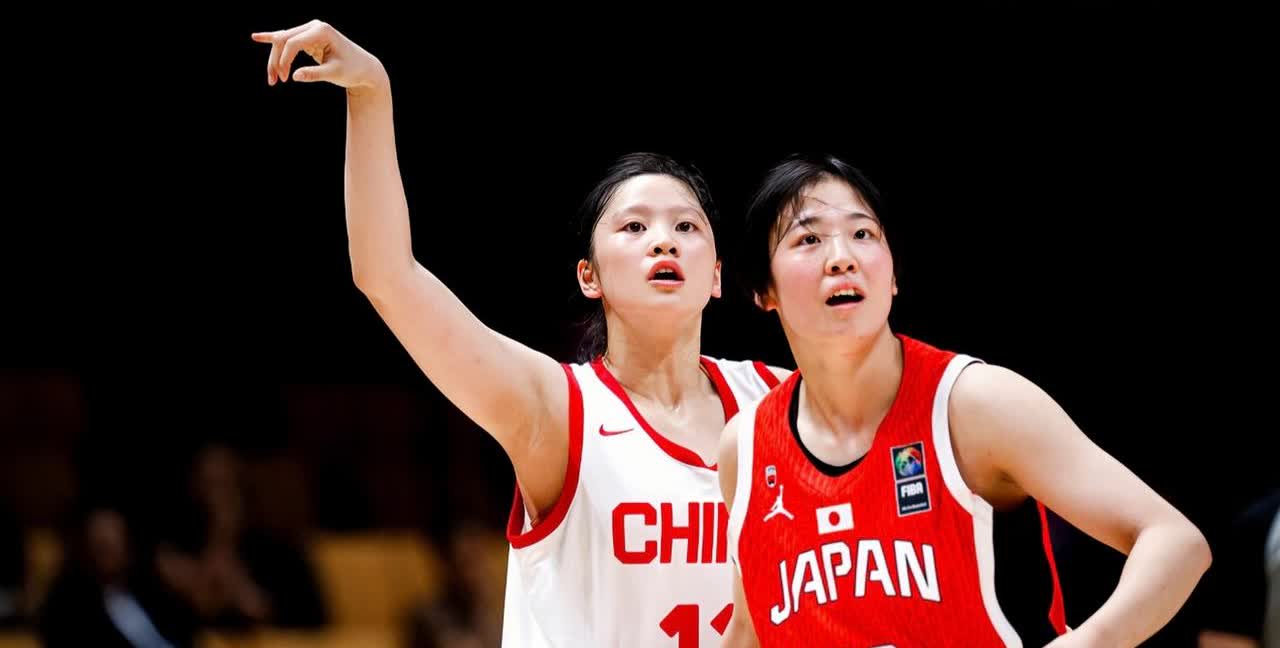 U16女篮亚洲杯小组赛第二轮较量，中国U16女篮最终以57比78不敌日本U16女