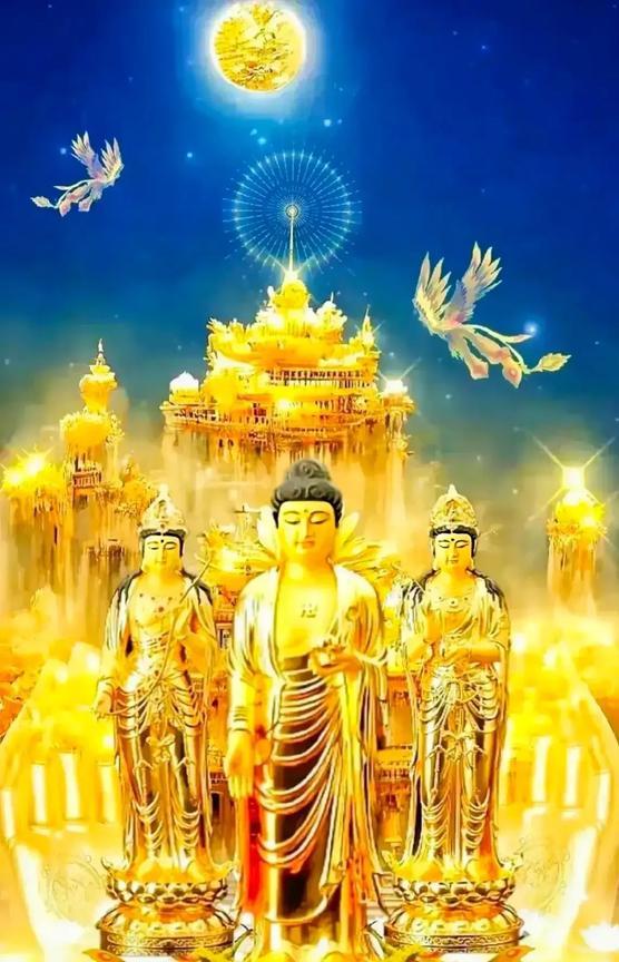 与三大佛祖同时相见，这是 50 年才能出现的奇遇和机缘，竟降临在你眼前，这是命运