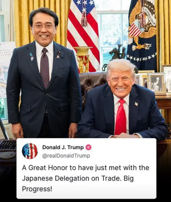 没想到日本突然对美国强硬起来了？日本首席贸易谈判代表赤泽亮对美国强硬的表示，希望