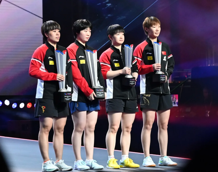 恭喜中国女队，WTT美国大满贯女双颁奖

2025 WTT美国大满贯 女双 决赛