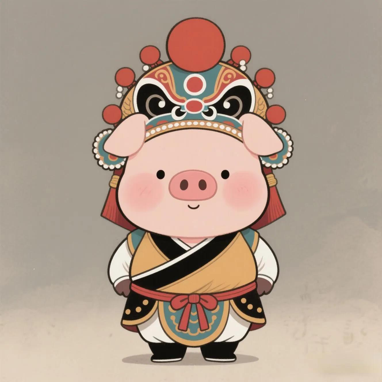 生活不易，猪猪卖艺，猪猪再给您唱个戏~🐷
