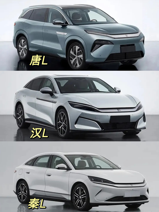 唐L的前部略显厚重
车头蚌式设计，为的是灵动和层次感，放在汉L和秦L 很合适，但