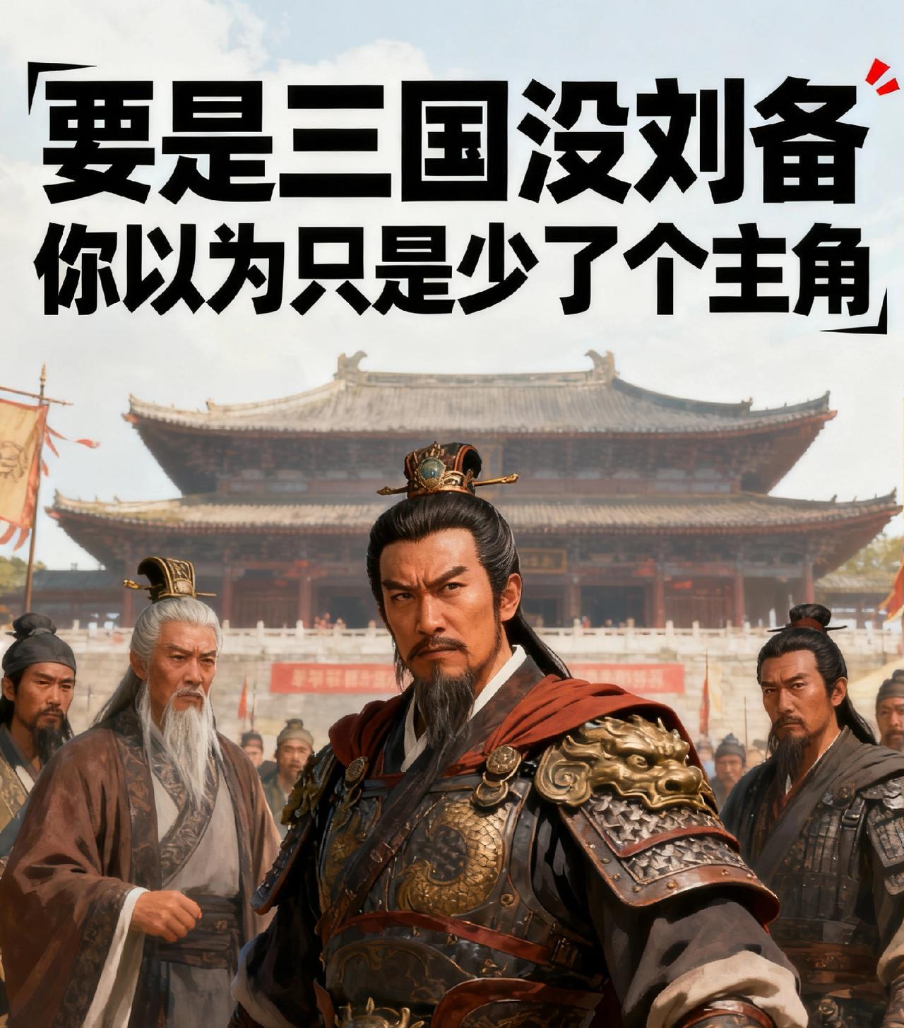 要是三国没刘备：你以为只是少了个主角？
问大家一个问题：“如果三国没刘备，关羽是