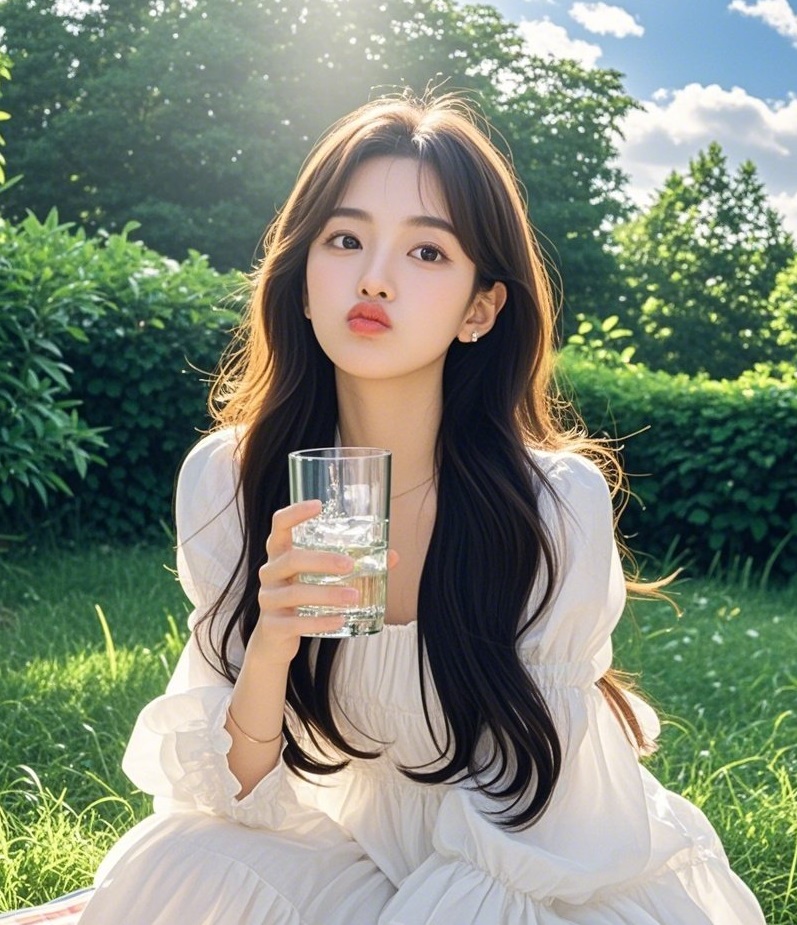 纯欲天花板撩发回眸 每一帧都像电影女主角