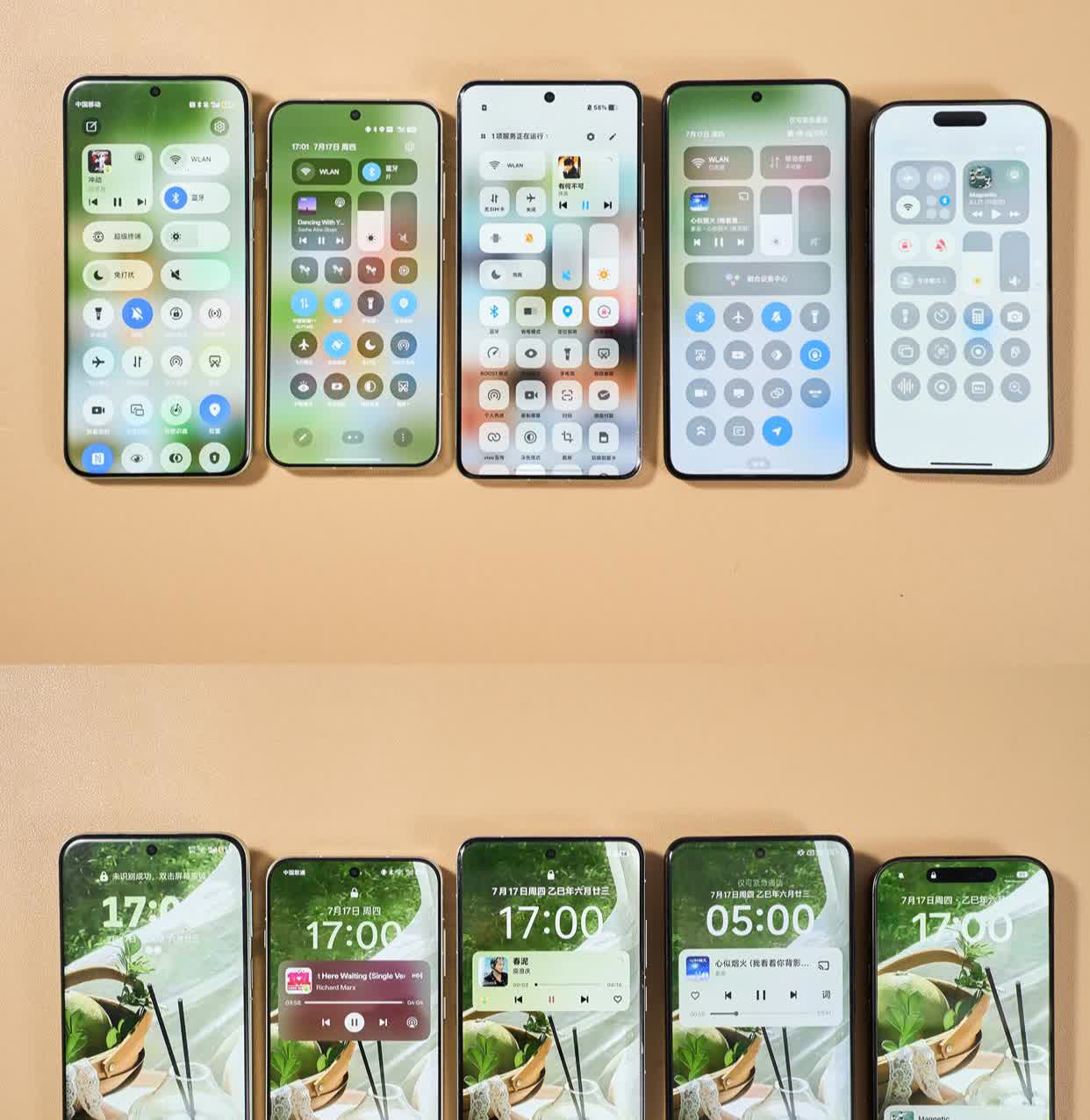 排除品牌刻板印象，哪个手机系统更好看？

对比华为、小米、OPPO、vivo