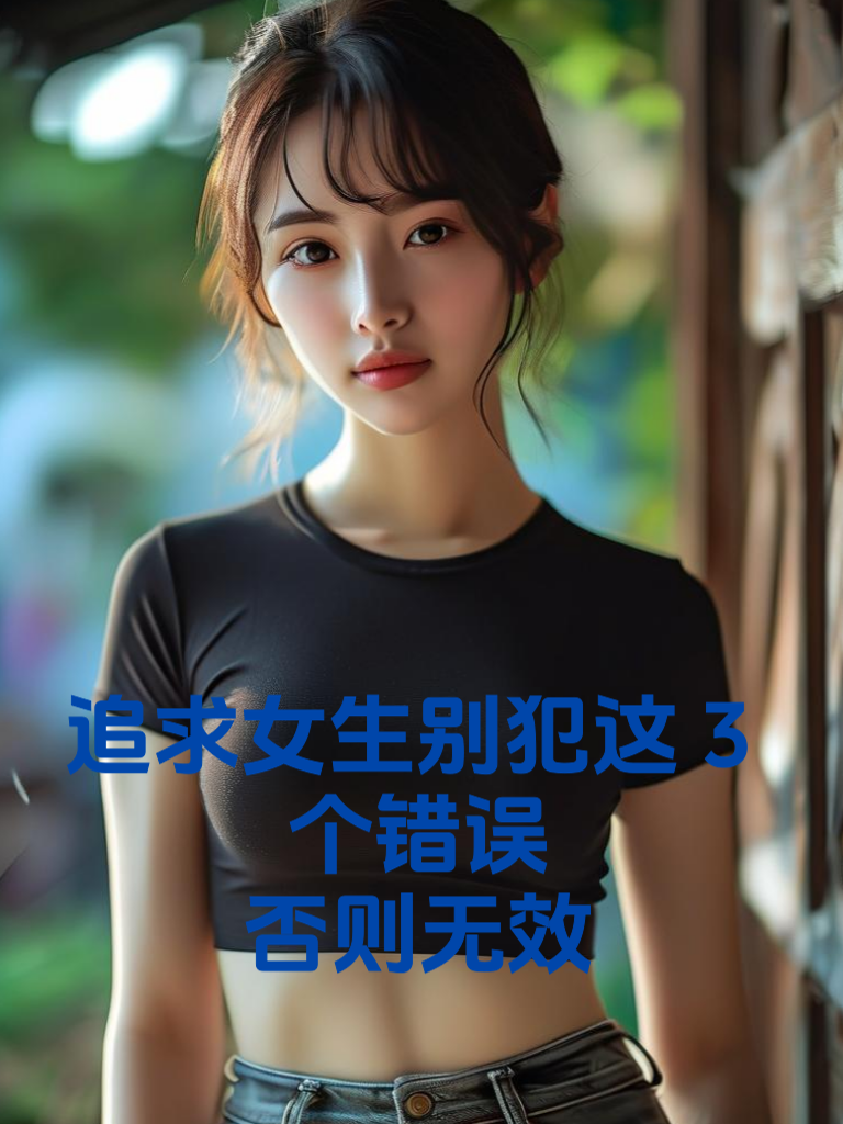 追求女生别犯这3个错误，否则无效